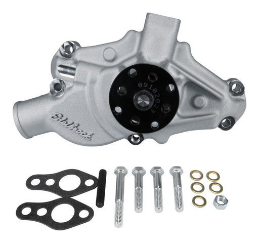Edelbrock Water Pump for Small-Block 1971-82 Corvettes in Satin Finish (Short) Edelbrock Water Pumps