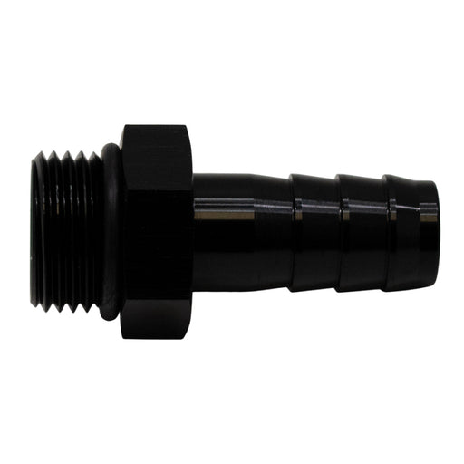 DeatschWerks 8AN ORB Male to 1/2in Male Triple Barb Fitting (Incl O-Ring) - Anodized Matte Black DeatschWerks Fittings