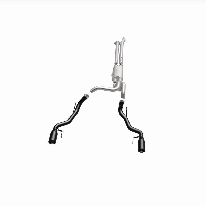 MagnaFlow SYS Cat-Back 2017 Ford F-150 Raptor 3.5L Dual Black Coated 3in Tips Magnaflow Catback