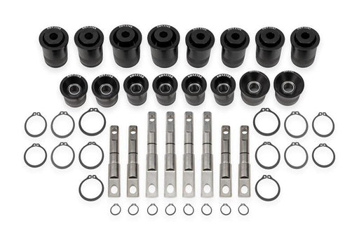 BMR 14-19 Chevrolet Corvette C7 Front & Rear Control Arm Bearing Kit - Black Anodized BMR Suspension Bushing Kits