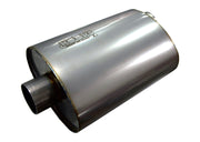 Kooks 2.5in. Oval Center/Offset Muffler 12in. Long Body Stainless Steel Kooks Headers Muffler