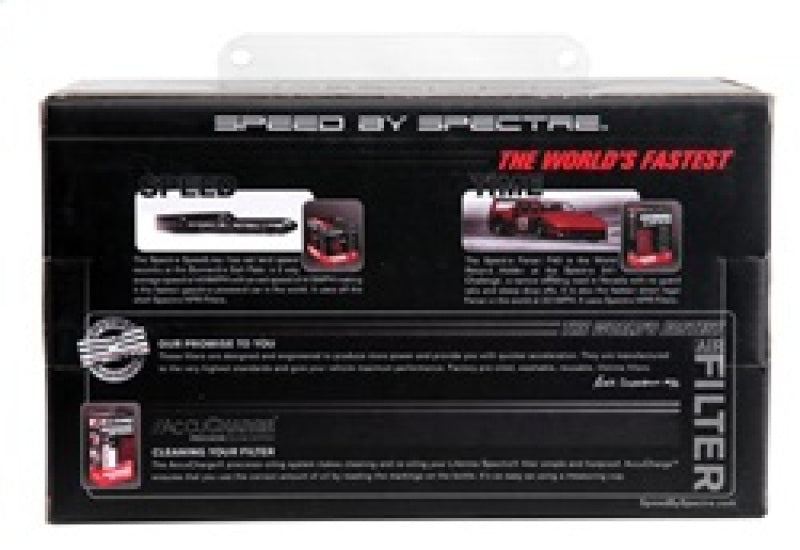 Spectre Adjustable Conical Air Filter 9-1/2in. Tall (Fits 3in. / 3-1/2in. / 4in. Tubes) - Black Spectre Air Filters - Universal Fit