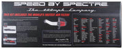 Spectre 04-08 Ford F150 V8-5.4L F/I Air Intake Kit - Clear Anodized w/Red Filter Spectre Cold Air Intakes