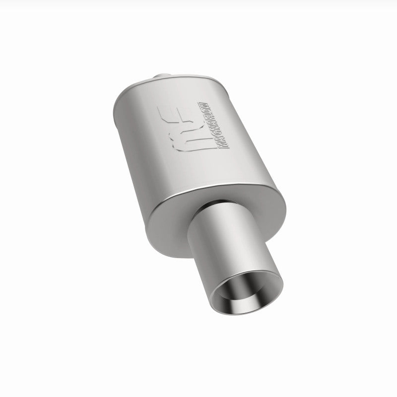 MagnaFlow Muffler W/Tip Mag SS 14X5X8 2.25/4. Magnaflow Muffler