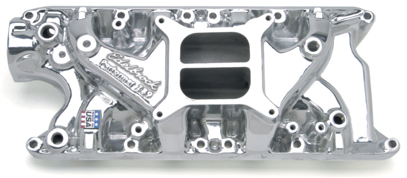 Edelbrock Perf 289 w/ O EGR Polished Manifold Edelbrock Intake Manifolds