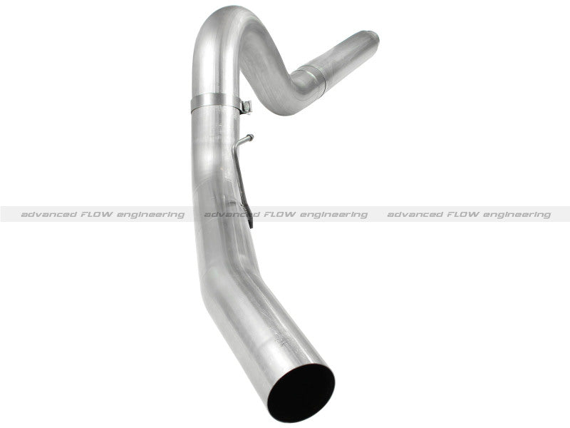 aFe Atlas 5in DPF-Back Aluminized Steel Exh Sys, Ford Diesel Trucks 08-10 V8-6.4L (td) No tip aFe DPF Back