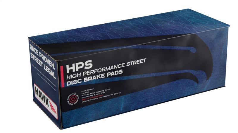 Hawk 06-10 Chevy Corvette (Improved Pad Design) Rear HPS Street Brake Pads Hawk Performance Brake Pads - Performance