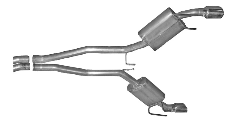 Gibson 2010 Chevrolet Camaro SS 6.2L 2.25in Cat-Back Dual Exhaust - Stainless Gibson Catback