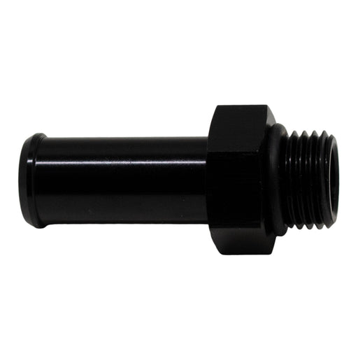 DeatschWerks 6AN ORB Male to 1/2in Male Barb Fitting (Incl O-Ring) - Anodized Matte Black DeatschWerks Fittings