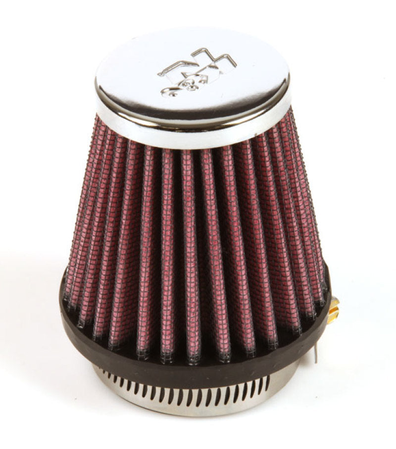 K&N Universal Chrome Filter 1 15/16 inch FLG / 3 inch Base / 2 inch Top / 3 inch Height K&N Engineering Air Filters - Universal Fit