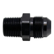 DeatschWerks 8AN Male Flare to 3/8in Male NPT Adapter - Anodized Matte Black DeatschWerks Fittings
