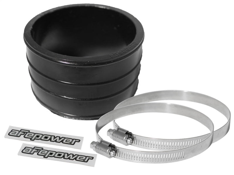 aFe Magnum FORCE Cold Air Intake System Spare Parts Kit (3in ID x 2in L) Straight Coupler - Black aFe Air Intake Components