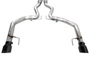 AWE 2024 Ford Mustang GT Fastback S650 RWD Track Edition Catback Exhaust w/ Dual Diamond Black Tips AWE Tuning Catback
