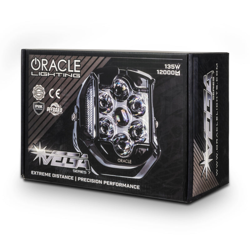 Oracle Lighting VEGA Series 7 LED Auxiliary Light Pod - 6000K ORACLE Lighting Light Bars & Cubes