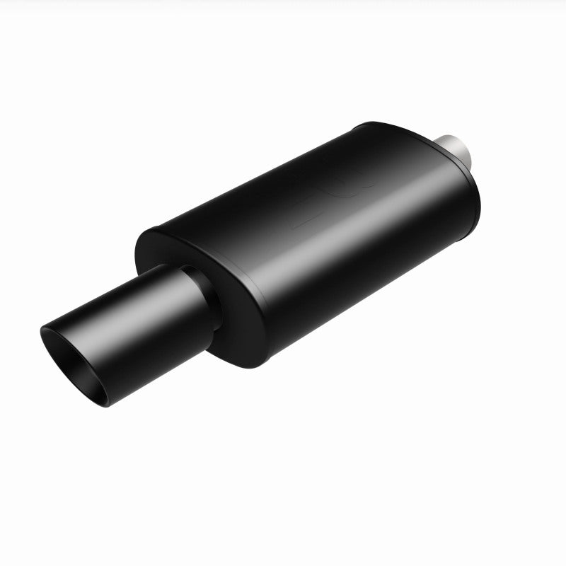 MagnaFlow Muffler with Tip Mag Blk 14x5x8 2.25/4
