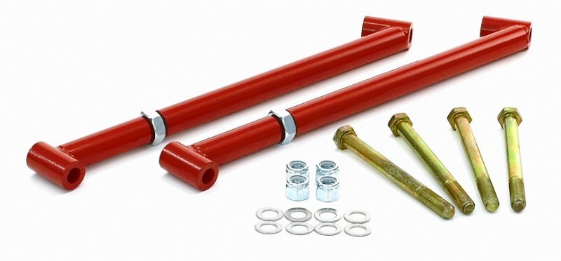 BMR 68-72 A-Body Control Arm Reinforcement Braces - Red BMR Suspension Control Arms