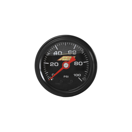 AEM 0-100 PSI Liquid Filled Mechanical Pressure Gauge - 1/8 NPT AEM Gauges