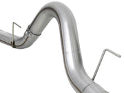 aFe Large Bore-HD 4in 409 SS DPF-Back Exh 18-19 Ford F-150 V6-3.0L (td) w/ Black Tip aFe DPF Back