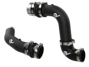 aFe 23-24 Ford Diesel Trucks V8-6.7L (td) BladeRunner Aluminum Hot and Cold Charge Pipe Kit - Black aFe Intercoolers