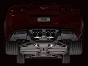 AWE Tuning 05-07 C6 Chevrolet Corvette 6.0L Track Edition Axle-Back Exhaust w/ Chrome Silver Tips AWE Tuning Axle Back
