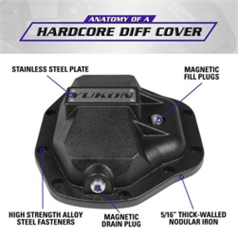 Yukon Gear Hardcore Diff Cover for Dana 80 Yukon Gear & Axle Diff Covers