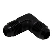 DeatschWerks 6AN Male Flare to 6AN Male Flare 90-Degree Fitting - Anodized Matte Black DeatschWerks Fittings