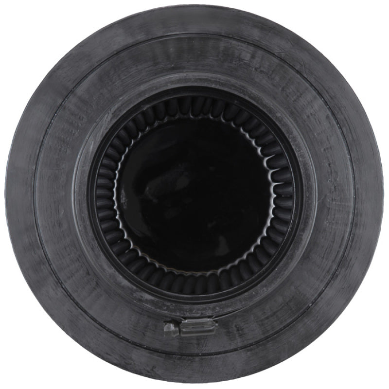 K&N Universal Rubber Filter-Round Tapered 4.5in Flange ID x 8in Base OD x 6.625in Top OD x 8in H K&N Engineering Air Filters - Universal Fit