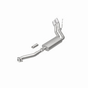 MagnaFlow 11-13 Ford F-150 Pickup Dual Same Side Before P/S Rear Tire Stainless CatBack Perf Exhaust Magnaflow Catback