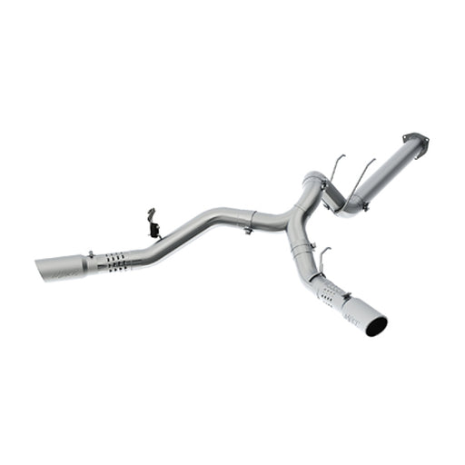 MBRP 17-19 Ford F-250/350/450 6.7L 4in Filter Back Cool Duals T409 Exhaust System MBRP DPF Back