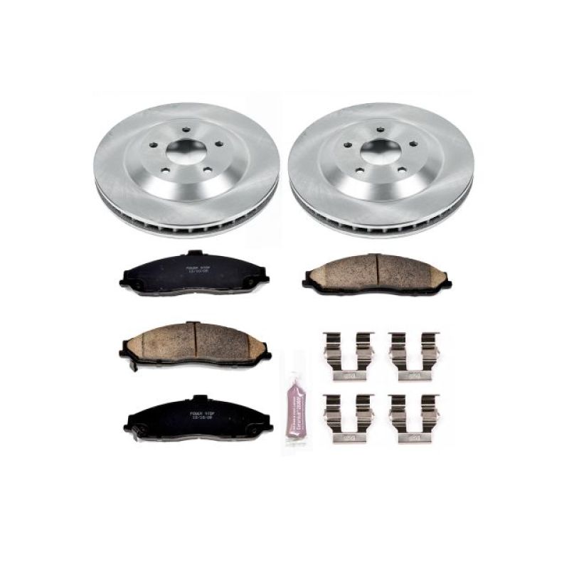 Power Stop 2004 Cadillac XLR Front Autospecialty Brake Kit PowerStop Brake Kits - OE