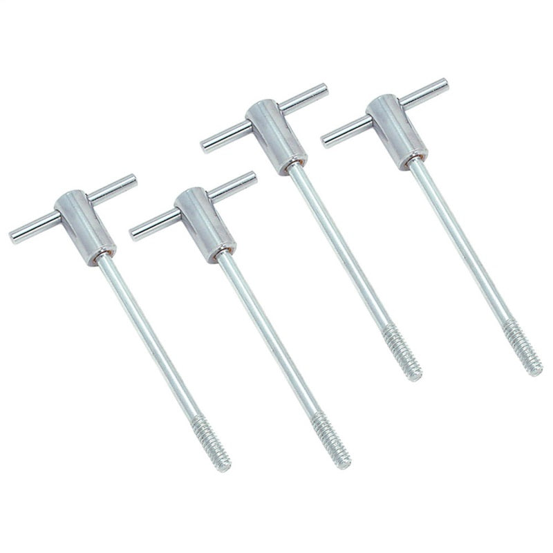 Spectre Chevy Center Bolt Valve Cover Bolt Set T-Bar - Chrome 4 Pack Spectre Hardware Kits - Other