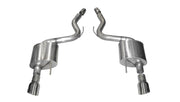 Corsa 2015-2017 Ford Mustang GT 5.0 3in Axle Back Exhaust Polish Dual 4.5in Tip Sport CORSA Performance Axle Back