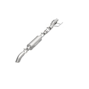 MagnaFlow Cat-Back, SS, 2.5/3in, Turn Down In Front Rear Tire 2015 Ford F150 2.7L V6T Ext Cab Magnaflow Catback