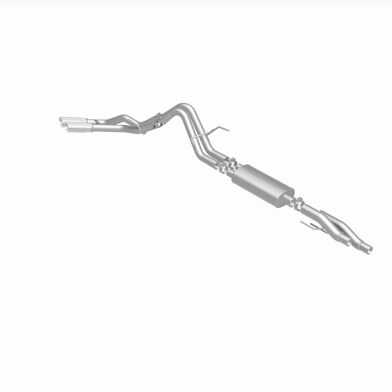 MagnaFlow 11 Ford F-150 3.7L/5.0L/6.2L SS Catback Exhaust Dual Same Side Exit w/ 3.5in SS Tips Magnaflow Catback