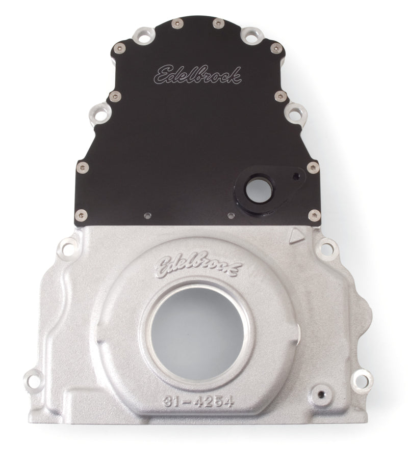 Edelbrock Timing Cover 2-Piece for GM Gen 4 Ls-Series Edelbrock Timing Covers