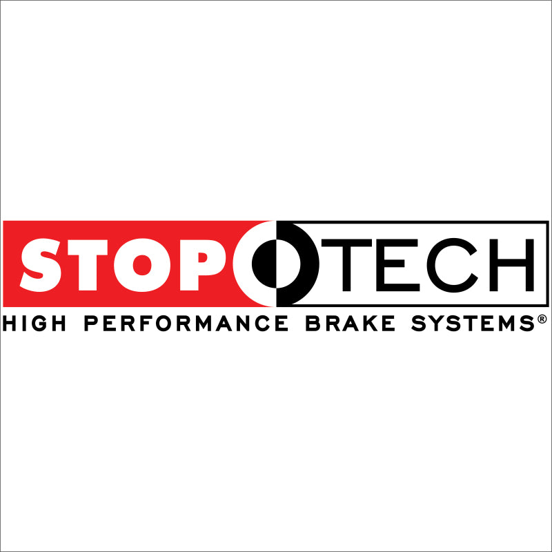StopTech Power Slot 07-10 Ford Mustang Shelby Front Left Slotted Rotor Stoptech Brake Rotors - Slotted