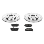 Power Stop 11-14 Ford Mustang Rear Z23 Evolution Sport Brake Kit PowerStop Brake Kits - Performance D&S
