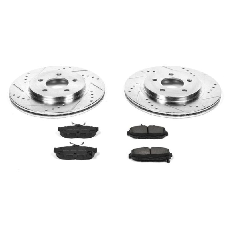 Power Stop 11-14 Ford Mustang Rear Z23 Evolution Sport Brake Kit PowerStop Brake Kits - Performance D&S