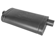 aFe MACH Force-Xp 409 SS Muffler w/ Black Finish 3in Center/Offset 22in L x 11in x 5in - Oval Body aFe Muffler
