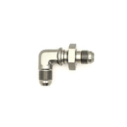 DeatschWerks 6AN Male Flare To 6AN Male Flare Bulkhead Adapter 90-Degree (Incl. Nut) DeatschWerks Fittings