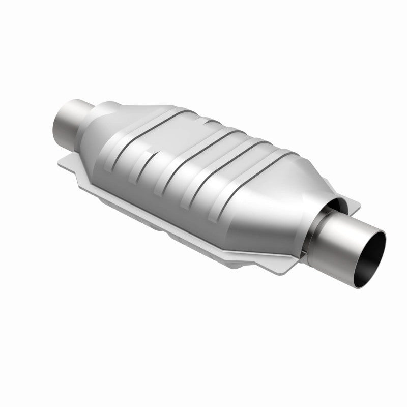 MagnaFlow Univ Cat Conv 2.5in Inlet/Outlet Center/Center Oval 12in Body L x 7in W x 16in Overall L Magnaflow Catalytic Converter Universal