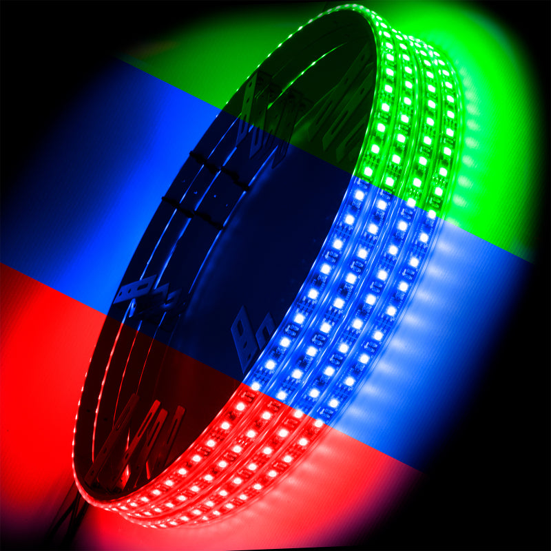 Oracle LED Illuminated Wheel Rings - ColorSHIFT - 15in. - ColorSHIFT No Remote ORACLE Lighting Light Strip LED