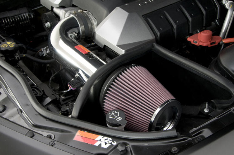 K&N 10 Camaro 6.2L V8 Polished Typhoon Short Ram Intake K&N Engineering Cold Air Intakes