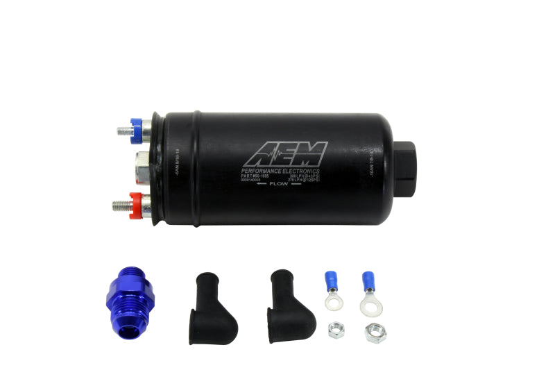 AEM 400LPH High Pressure Fuel Pump -6AN Female Out, -10AN Female In AEM Fuel Pumps