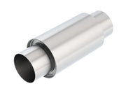 Borla 3 -1/2in In/Out x 5in Round x 8in Long XR-1 Sportsman Shorty Racing Muffler Borla Muffler