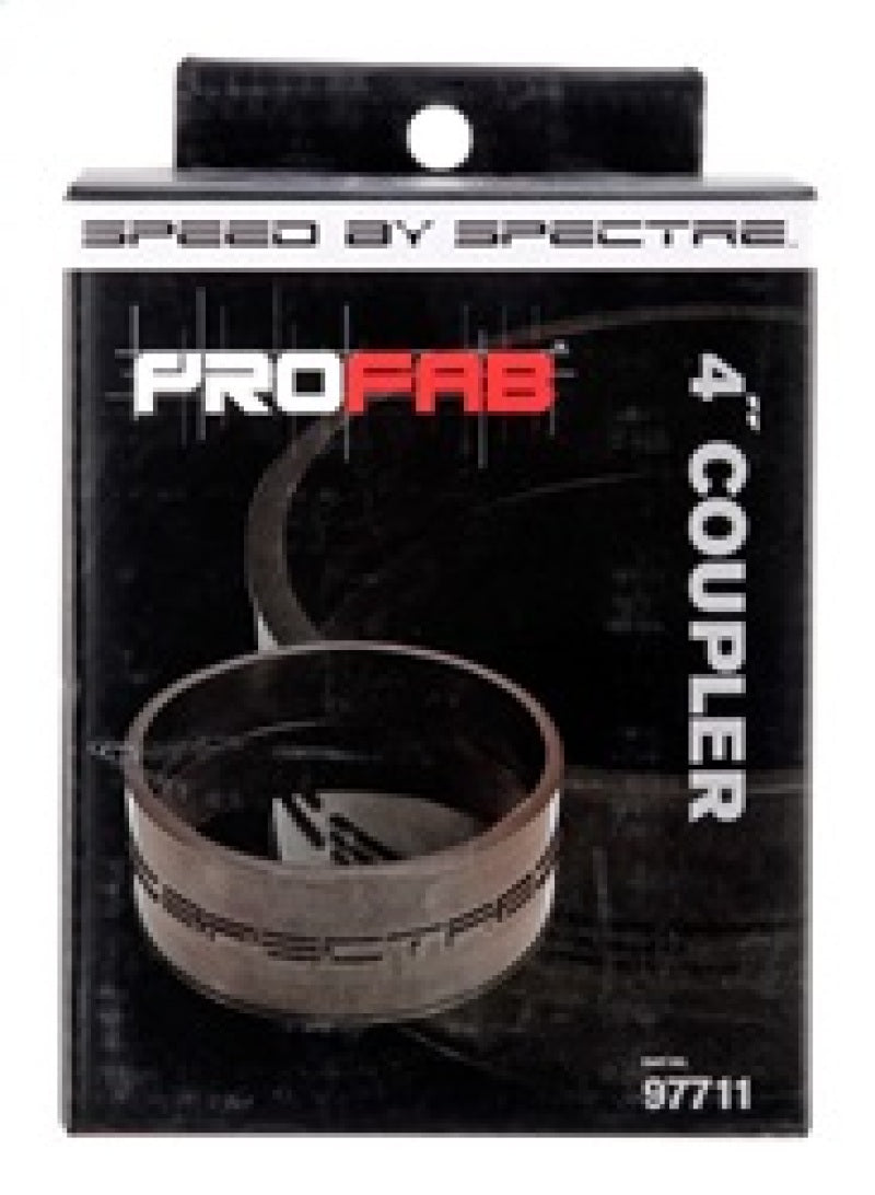 Spectre Coupler 4in. ID - Black Spectre Silicone Couplers & Hoses