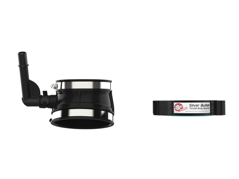 aFe 2020 Vette C8 Silver Bullet Aluminum Throttle Body Spacer / Works With Factory Intake Only - Blk aFe Throttle Body Spacers