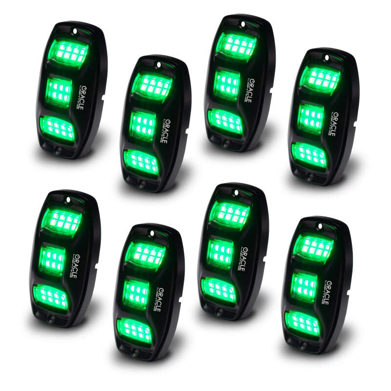 Oracle Underbody RGB+W Wheel Well Rock Light Kit - 8 PCS - ColorSHIFT ORACLE Lighting Light Bars & Cubes