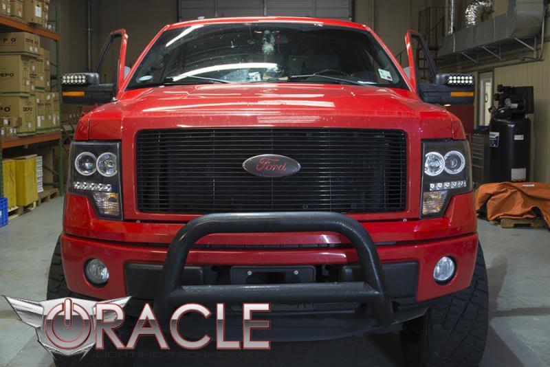 Oracle 09-14 Ford F150/Raptor Off-Road Mirrors - 6000K ORACLE Lighting Light Bars & Cubes