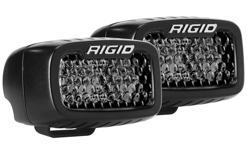 Rigid Industries SR-M Series PRO Midnight Edition - Spot - Diffused - Pair Rigid Industries Light Bars & Cubes
